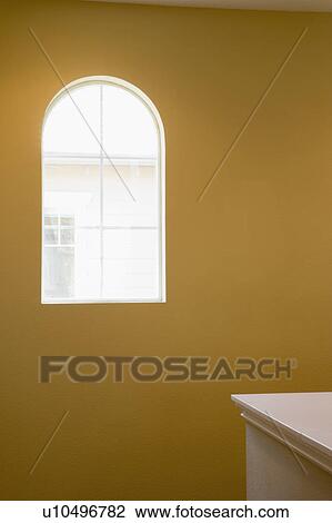 Arched Window in Hallway View Large Photo Image Stock Image - Arched Window in Hallway. Fotosearch