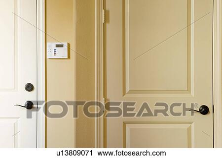Closed Front Door View Large Photo Image Stock Image - Closed Front Door. Fotosearch