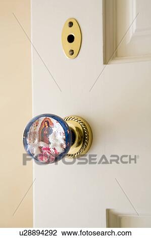 Decorative Jesus Doorknob View Large Photo Image Stock Image - Decorative Jesus Doorknob. Fotosearch