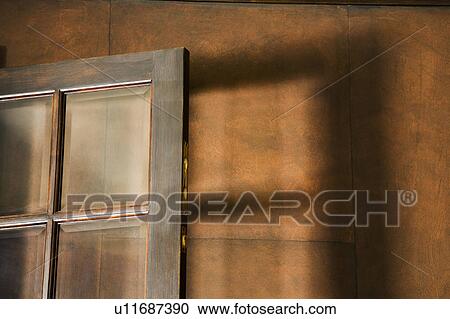 Open Door and Shadow View Large Photo Image Stock Image - Open Door and Shadow. Fotosearch