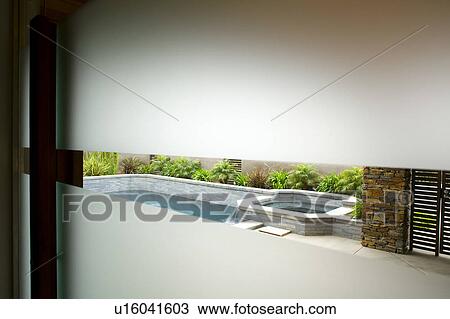 Swimming Pool through window View Large Photo Image Stock Image - Swimming Pool through window. Fotosearch