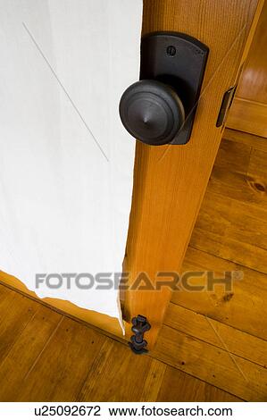 Wood French Door with Wrought Iron Accents View Large Photo Image Stock Image - Wood French Door with Wrought Iron Accents. Fotosearch