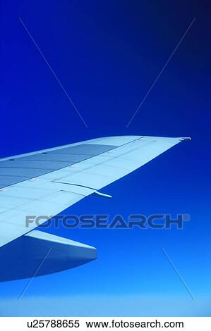 Stock Photography - Airplane wing. Fotosearch