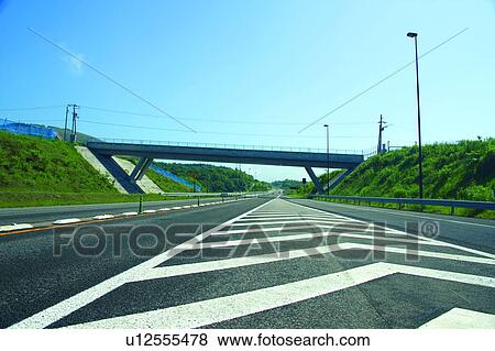 Highway in Hokkaido, Japan View Large Photo Image Stock Photo - Highway in Hokkaido, Japan. Fotosearch