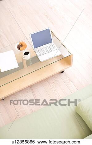 Laptop PC and sofa View Large Photo Image Stock Photograph - Laptop PC and sofa. Fotosearch