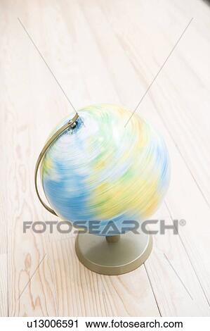 Stock Image - Terrestrial globe. Fotosearch