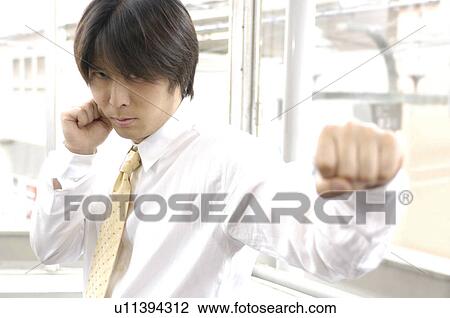 Stock Image - Office worker. Fotosearch