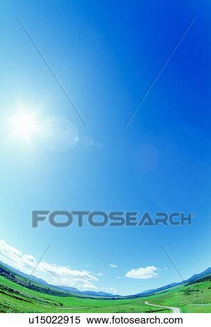 Plain and blue sky View Large Photo Image Stock Photography - Plain and blue sky. Fotosearch