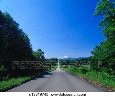 Straight road View Large Photo Image Stock Photography - Straight road. Fotosearch