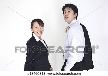Stock Photo - Boss and subordinate. Fotosearch