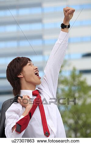 Stock Image - Office worker. Fotosearch