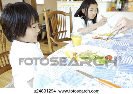 Breakfast scene View Large Photo Image Picture - Breakfast scene. Fotosearch