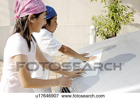 Help of car wash View Large Photo Image Stock Photo - Help of car wash. Fotosearch