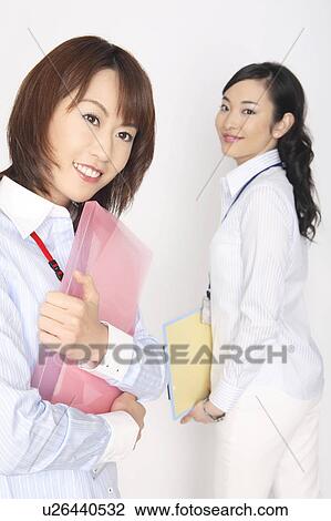 Stock Image - Portrait of business lady. Fotosearch