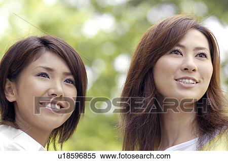 Stock Photography - Verdure and women. Fotosearch