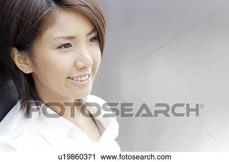 Stock Image - Woman's portrait. Fotosearch