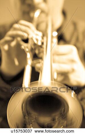 Trumpet View Large Photo Image Stock Photo - Trumpet. Fotosearch