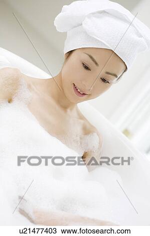 Bathed woman View Large Photo Image Stock Image - Bathed woman. Fotosearch