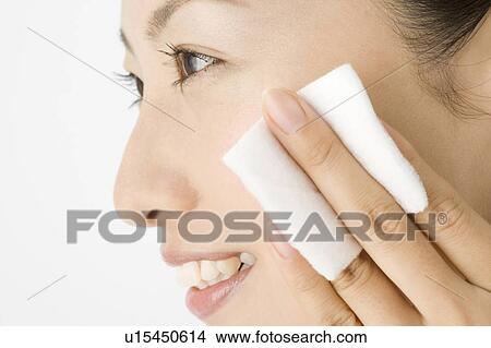 Woman who does skin care View Large Photo Image Picture - Woman who does skin care. Fotosearch