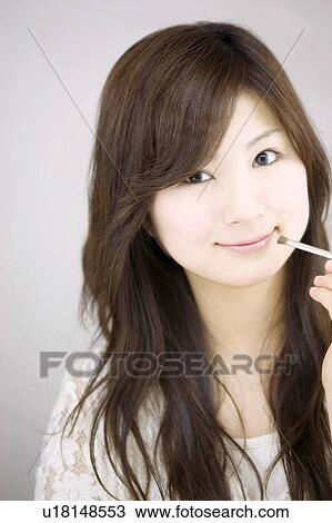 Stock Image - Woman's portrait. Fotosearch
