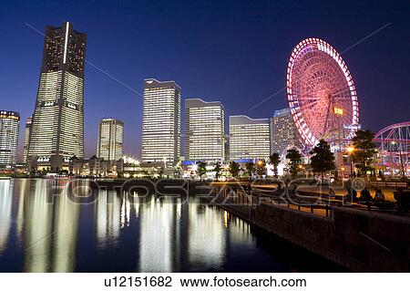 Stock Image - Minatomirai buildings. Fotosearch