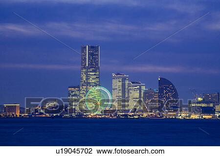 Stock Image - Minatomirai buildings. Fotosearch