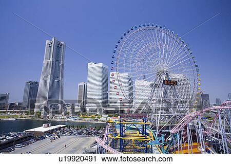 Stock Image - Minatomirai buildings. Fotosearch