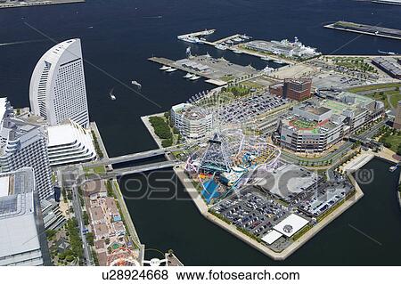 Minatomirai buildings View Large Photo Image Stock Photo - Minatomirai buildings. Fotosearch