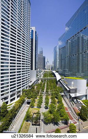 Shinagawa high-rise buildings View Large Photo Image Picture - Shinagawa high-rise buildings. Fotosearch