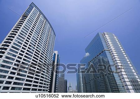 Stock Image - Shinagawa high-rise buildings. Fotosearch