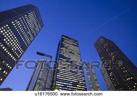 Shinjuku high-rise buildings View Large Photo Image Stock Image - Shinjuku high-rise buildings. Fotosearch