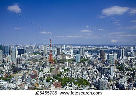 Tokyo downtown area View Large Photo Image Stock Photography - Tokyo downtown area. Fotosearch