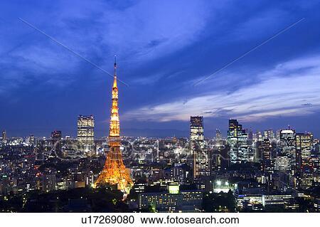 Stock Image - Tokyo tower. Fotosearch