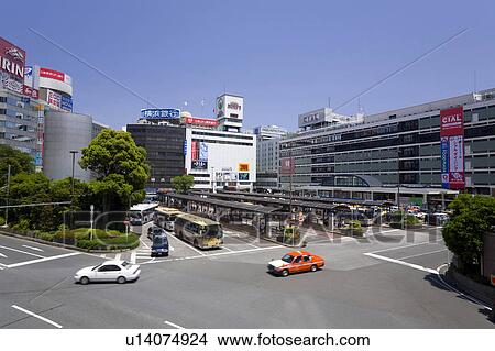Picture - Yokohama Station west exit. Fotosearch