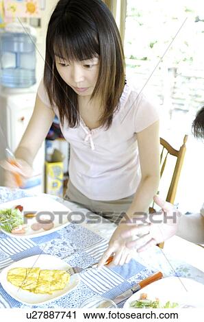 Breakfast scene View Large Photo Image Stock Image - Breakfast scene. Fotosearch