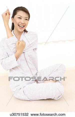 Woman who does stretch View Large Photo Image Stock Image - Woman who does stretch. Fotosearch