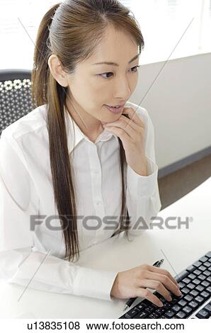 Business lady View Large Photo Image Stock Photo - Business lady. Fotosearch