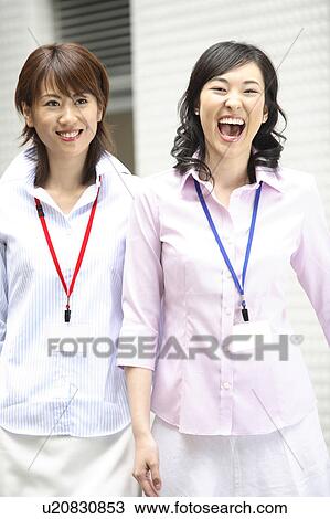 Stock Image - Portrait of business lady. Fotosearch