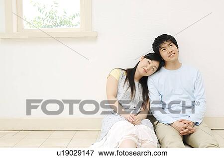 Stock Photo - Lover leaning on a shoulder. Fotosearch