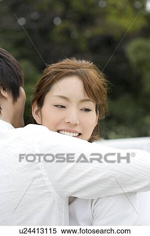 Sweetheart who embraces each other View Large Photo Image Stock Photography - Sweetheart who embraces each other. Fotosearch