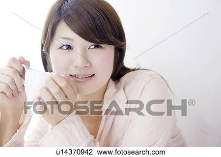 Stock Image - Woman's portrait. Fotosearch