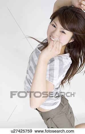 Stock Photo - Woman's portrait. Fotosearch