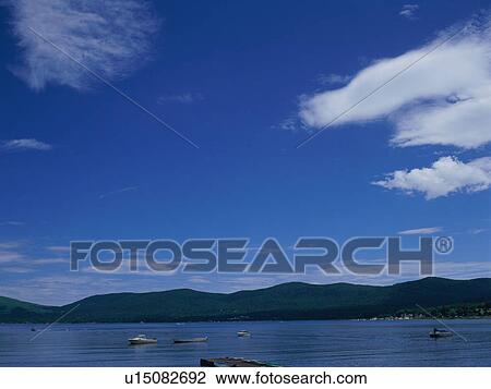 Stock Image - Lake Kawaguchi, Yamanashi Prefecture, Japan. Fotosearch