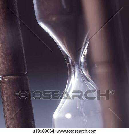 Picture - Close-up of hourglass. Fotosearch