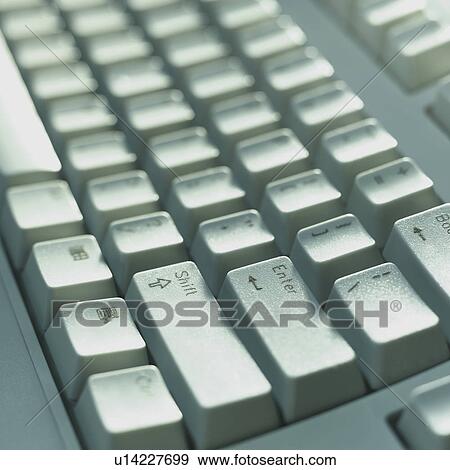 Stock Photo - Computer keyboard, close-up. Fotosearch