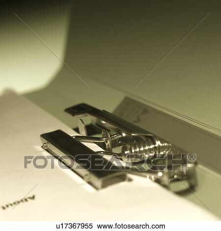 Stock Photography - File binder, close-up. Fotosearch
