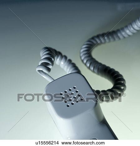 Telephone receiver, Close-up View Large Photo Image Picture - Telephone receiver, Close-up. Fotosearch