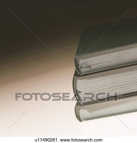Stock Image - Three books. Fotosearch