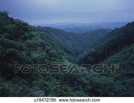 Kii Mountains View Large Photo Image Stock Photography - Kii Mountains. Fotosearch