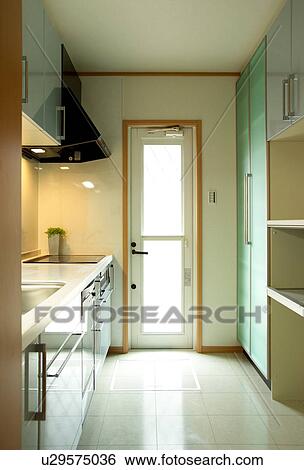 Stock Photograph - Domestic Kitchen. Fotosearch